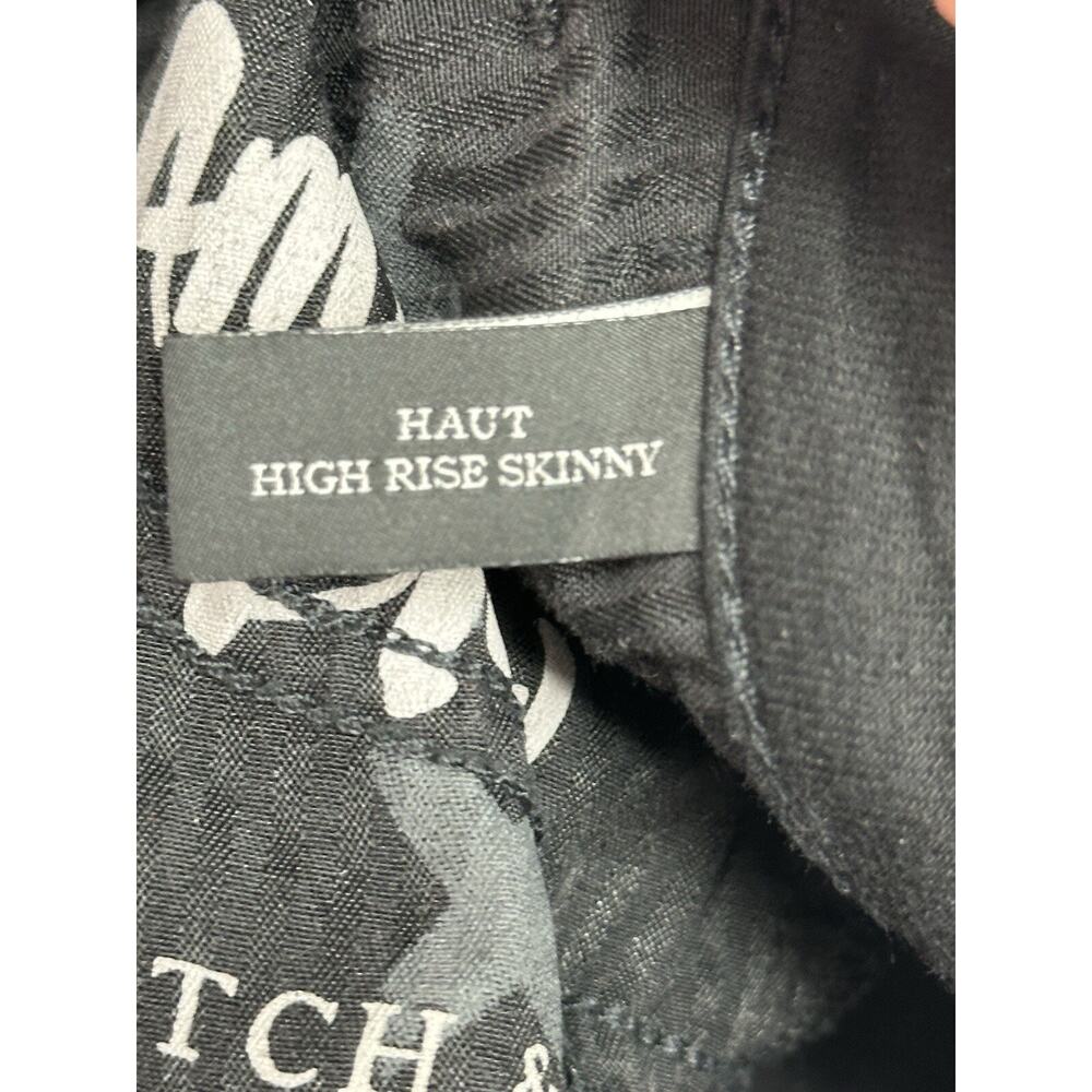 SCOTCH & SODA Womens Size 26 32 Amsterdam Haut High Rise Skinny Black - Picture 6 of 12